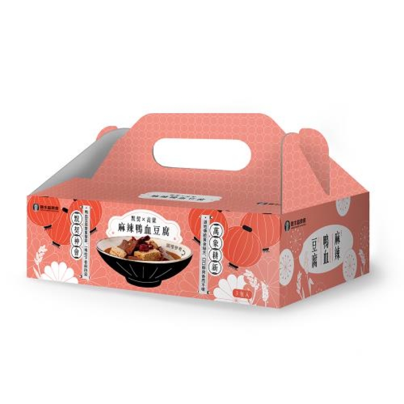 默契x高粱麻辣鴨血豆腐禮盒3包入 