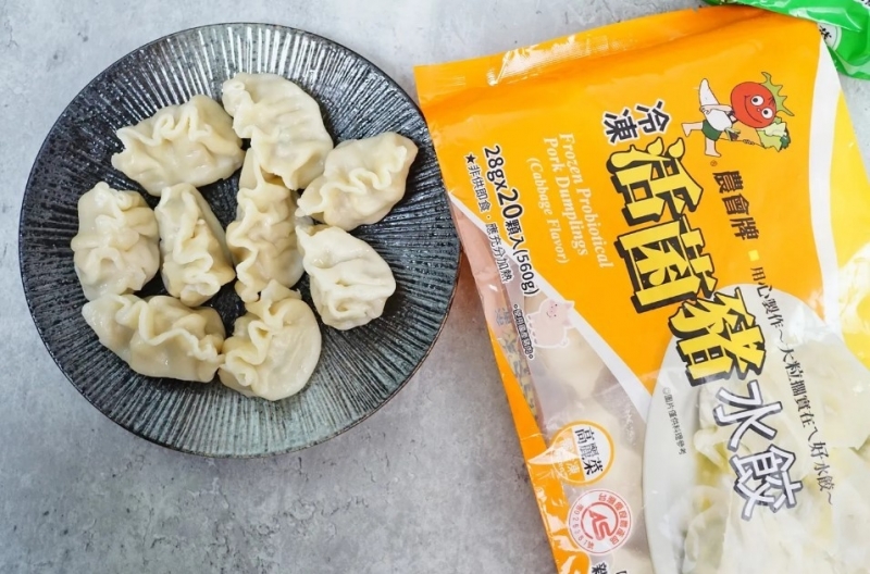 農會牌活菌豬高麗菜水餃 福興鄉農會